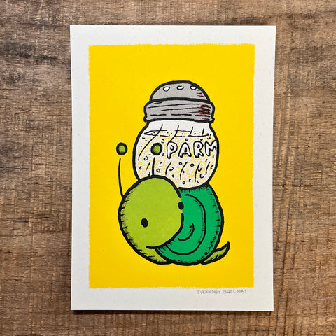 Parm Snail Print (5X7)