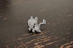 kitty enamel pin