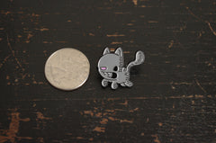 kitty enamel pin