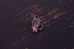 raccoon enamel pin