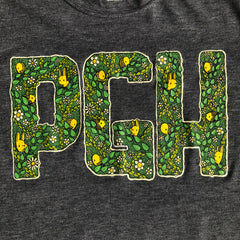 pgh leafy letters ladies t-shirt
