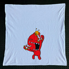 pizza pals flour sack tea towel