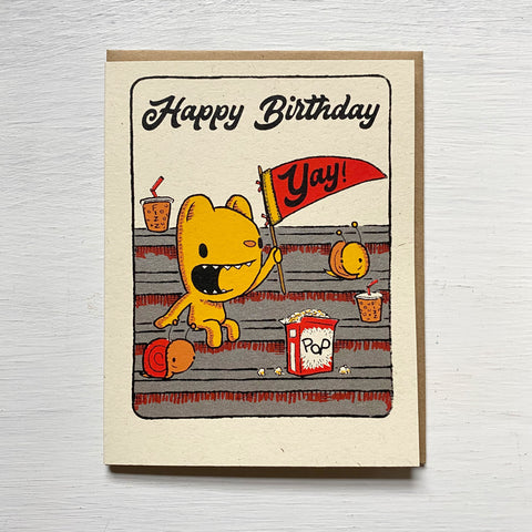 birthday fan card