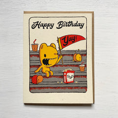 birthday fan card