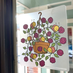 Hanging Basket Clear Sticker