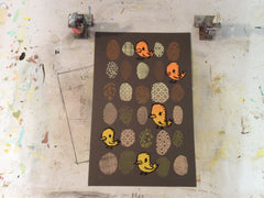 many birdies print (11x17)