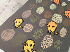 many birdies print (11x17)
