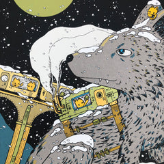 arctic express screen print (16x20)