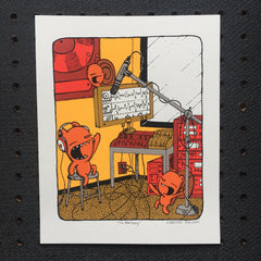 the harmony - screen print (8x10)