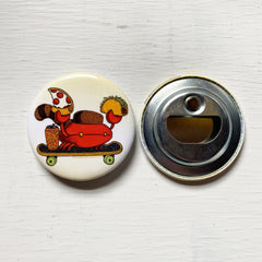 party crab bottle opener magnet