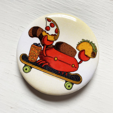 party crab bottle opener magnet