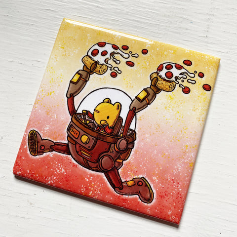 pizza delivery magnet