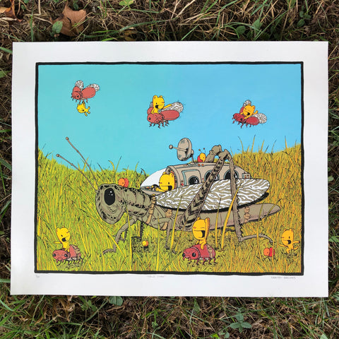 field study screen print (16x20)