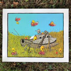 field study screen print (16x20)