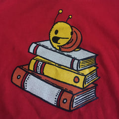 snail with books kids t-shirt