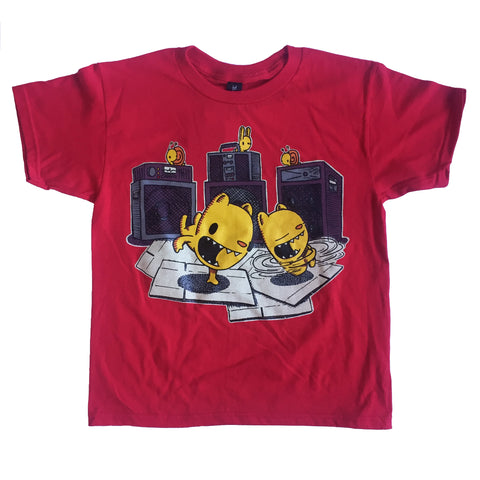 breakdancing bears youth t-shirt