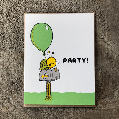 snail mail birthday card