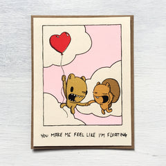you make me feel like i'm floating card