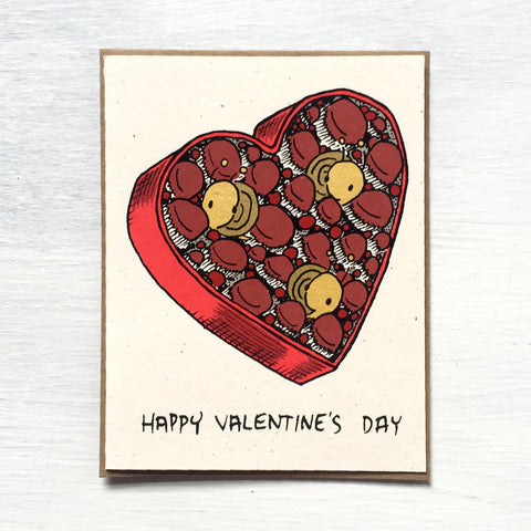 snail box of chocolate valentine