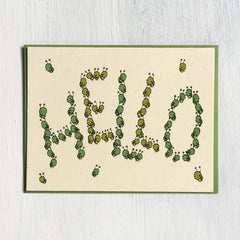 hello bugs greeting card