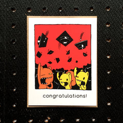 hats off congratulations graduation card