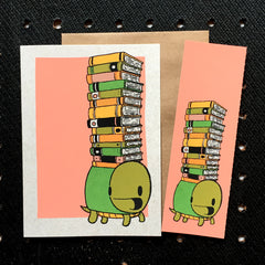 turtle bookmark card