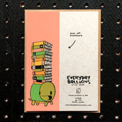 turtle bookmark card