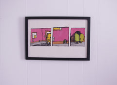a small discovery screen print (11x17)