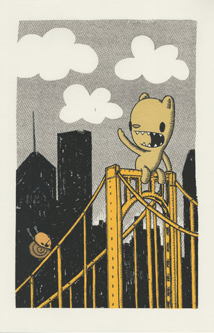 bridge buddies screen print (2nd edition) (11x17)