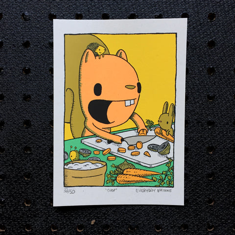 chop screen print (5x7)