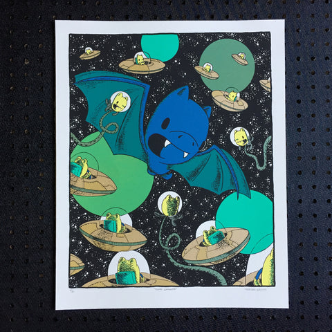 cosmic encounter screen print (16x20)