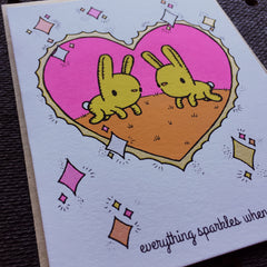everything sparkles card