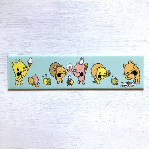 ice cream friends magnet