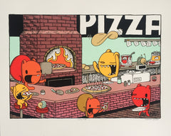 slice shop screen print (16x20)