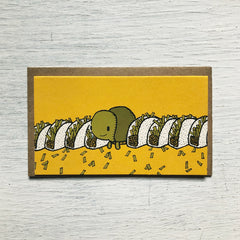 turtle tacos mini card